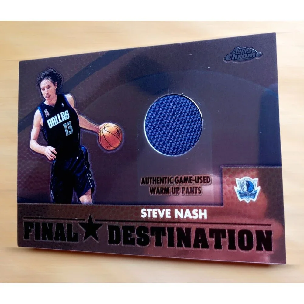 2003-04 Topps Chrome STEVE NASH Final Destination Game Used Warm up Pants #FD-SN